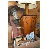 Outhouse pictures lamp puzzles etc