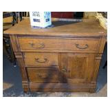 Oak washstand