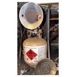 15lb propane tank w/ 2 heaters