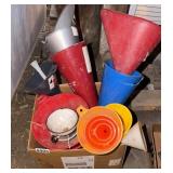 Box of funnels