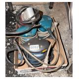 3 palm sanders and multi tool corded
