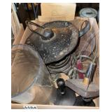 Cast iron candle holder, candlesticks bases, etc.