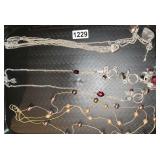 3 costume jewelry necklaces