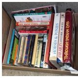 Two boxes of books
