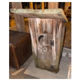 Outdoor decor outhouse