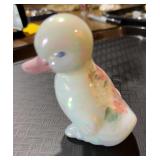 Hand painted Fenton duck