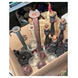 Candles, candlesticks etc