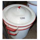 Enamelware double boiler