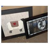 Lg box Americana wall art