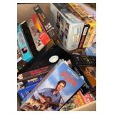 Large assortment of vhs tapes