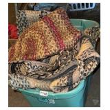 tote of braided rugs