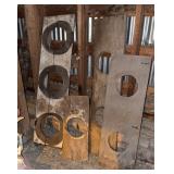 Four potty boards