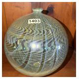 Lg Corning glass vase