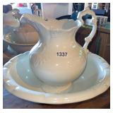 Wash bowl and pitcher