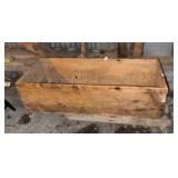 Large wooden box 44ï¿½ x 17ï¿½ x 12ï¿½