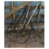 Two walk behind cultivators