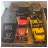 5 metal trucks