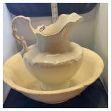 Wash bowl & pitcher