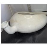 2 porcelain bed pans