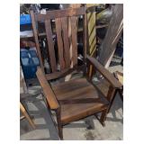 Oak rocking chair