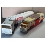 Two model trucks