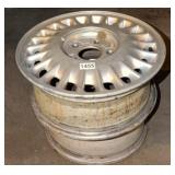 Two aluminum rims