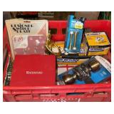 Crate of household hardware