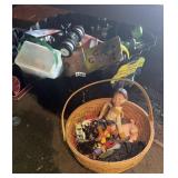 Bucket and basket for toys