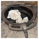Oil catch pan