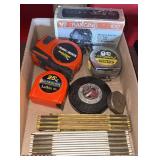 Tape measures, ruler, range finder