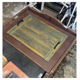 Wooden serving trays