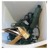 Christmas lights outdoor power stakes