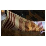 Chaps Red and white quilt king sz