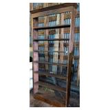 7 shelf book case 38x8x84
