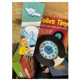 Toilet pottyï¿½s games clocks etc
