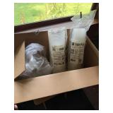 Full and partial case of clear deli containers