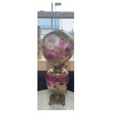 VICTORIAN GONE WITH THE WIND OIL LAMP