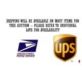 SHIPPING IS OFFERED ON SOME LOTS