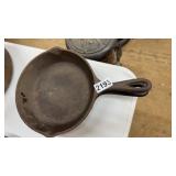 TWO 8" CAST IRON SKILLETS