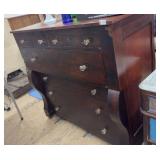 EMPIRE DRESSER W/GLASS KNOBS