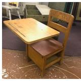 Vintage school desk