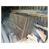 (10) Heavy duty wired shelving pieces