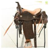 Brown Western Saddle