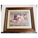 Framed Horse Print