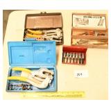 (2) Roper-Whitney Junior Punch and other items