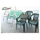 Large Group lot of Outdoor Chairs