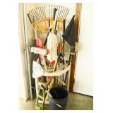Group lot of garden items