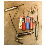 Group lot of Grease Guns & more