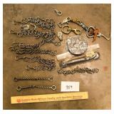 Group lot of mouth bits & other items