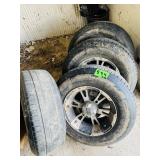 Set of Four Wheels & Tires for a Polaris Ranger